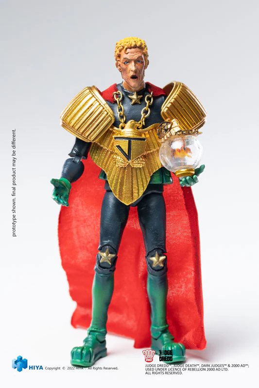 Judge Dredd 1/18 Action Figure Chief Judge Caligula - Image 8