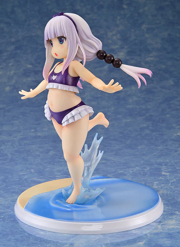 Kobayashi-san chi no Maid Dragon - Kanna Kamui - 1/6 - Excited to Wear a Swimsuit at Home Ver., Purple (Kaitendoh) - Image 3