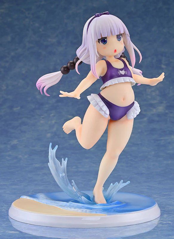 Kobayashi-san chi no Maid Dragon - Kanna Kamui - 1/6 - Excited to Wear a Swimsuit at Home Ver., Purple (Kaitendoh) - Image 5