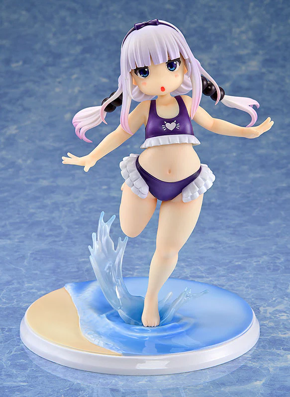 Kobayashi-san chi no Maid Dragon - Kanna Kamui - 1/6 - Excited to Wear a Swimsuit at Home Ver., Purple (Kaitendoh) - Image 6