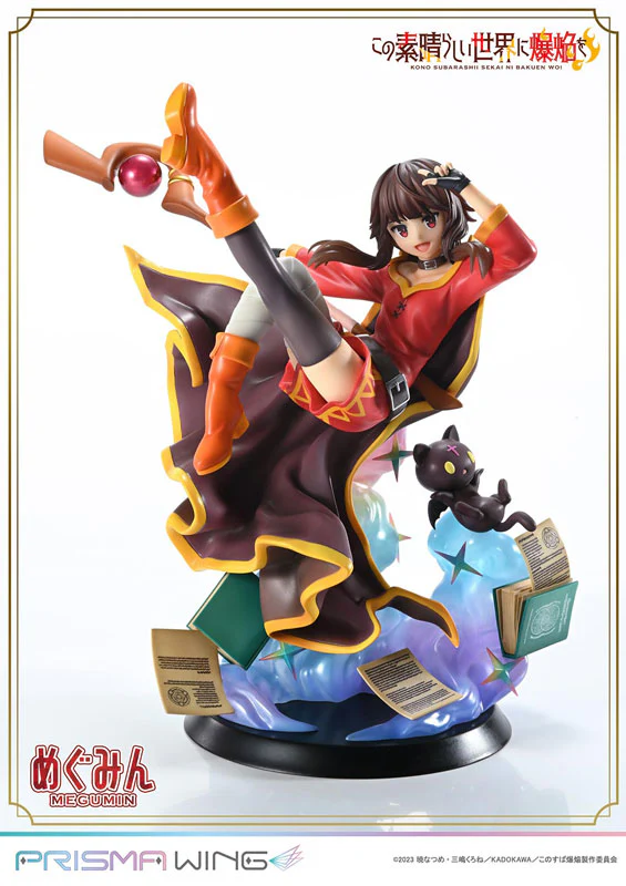 Kono Subarashii Sekai ni Bakuen o! - Chomusuke - Megumin - Prisma Wing - 1/7 (Prime 1 Studio) - Image 6