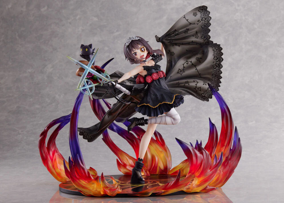 Kono Subarashii Sekai ni Shukufuku o! - Chomusuke - Megumin - F:Nex - 1/7 - Shikkoku no Bara Dress ver. (FuRyu) - Image 5