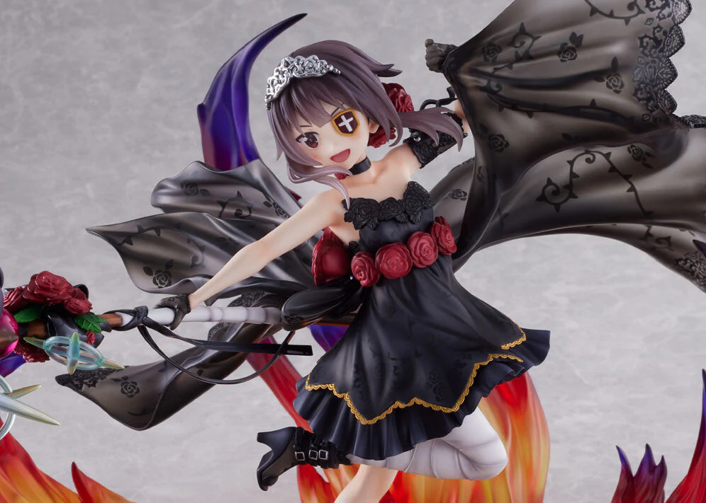 Kono Subarashii Sekai ni Shukufuku o! - Chomusuke - Megumin - F:Nex - 1/7 - Shikkoku no Bara Dress ver. (FuRyu) - Image 6