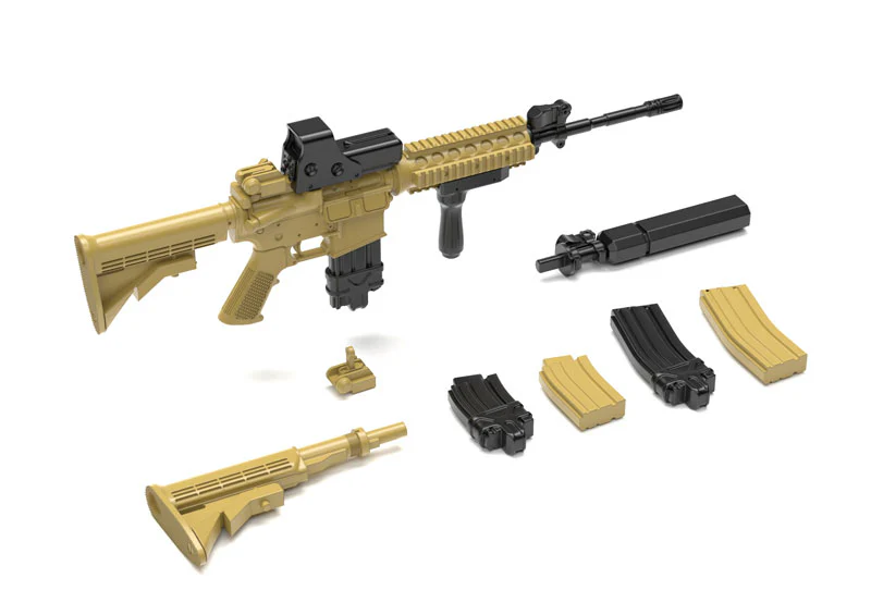 LittleArmory [LADF21] Anime: Girls' Frontline M4A1 Type 1/12 Plastic Model - Image 2