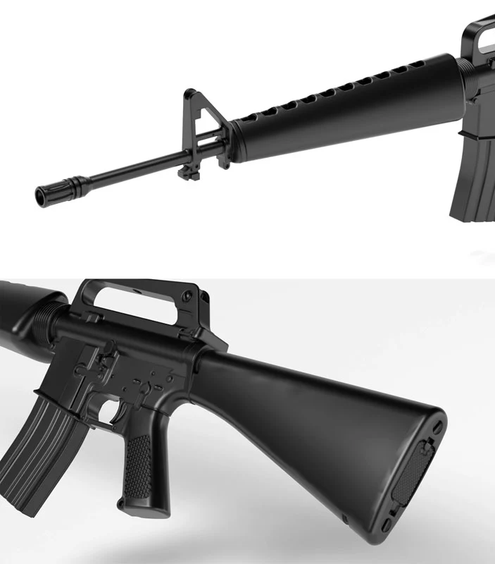 LittleArmory [LADF22] Anime: Girls' Frontline M16A1 Type 1/12 Plastic Model - Image 5