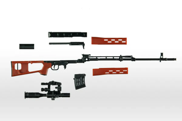 LittleArmory [LADF26] Girls' Frontline SVD Type 1/12 Plastic Model - Image 6