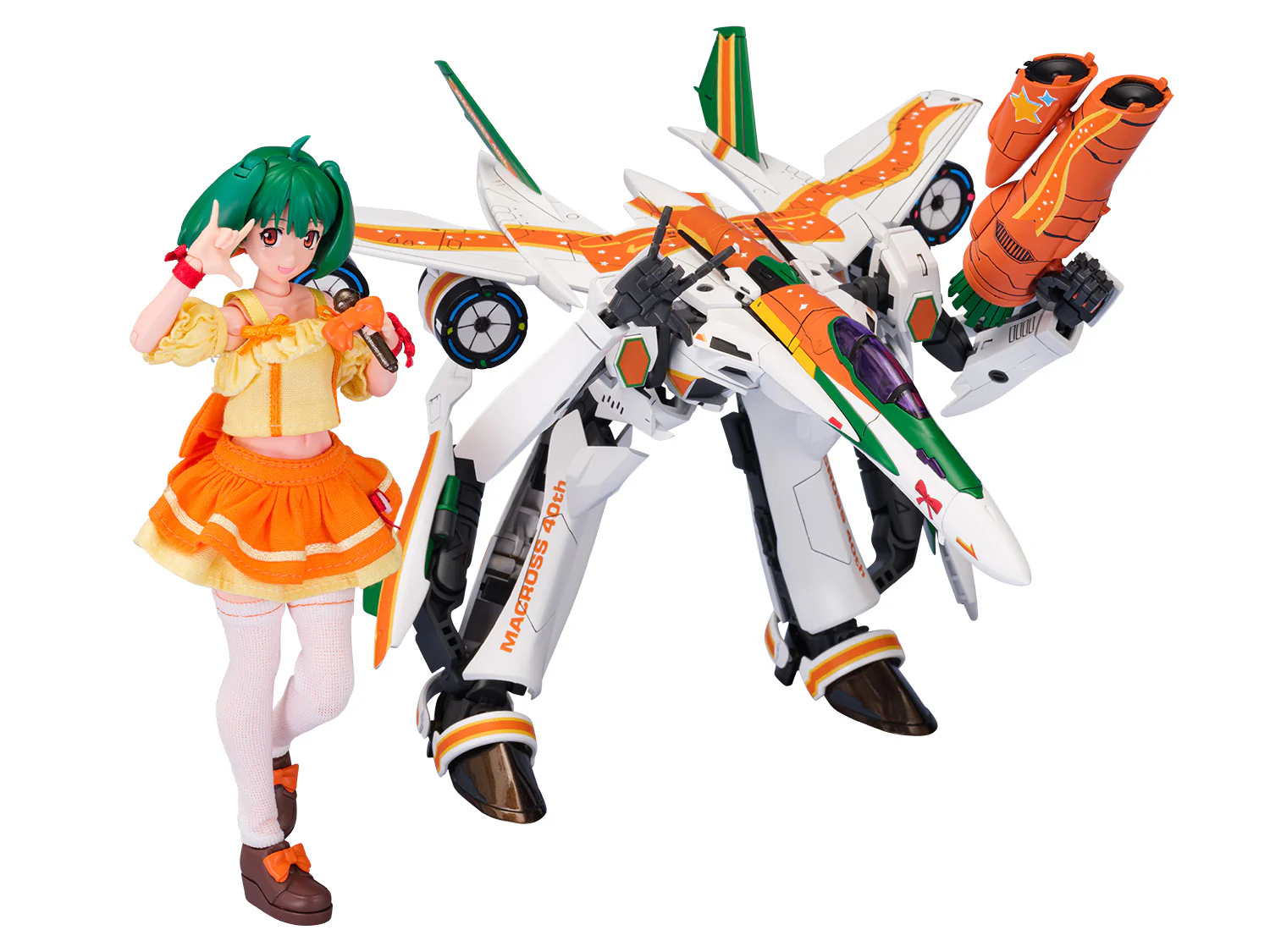 Macross Frontier - Ranka Lee - Aoshima Character Kit Selection  (MC-10) - V.F.G. - VF-25F Messiah - 40th Aniversary (Aoshima)