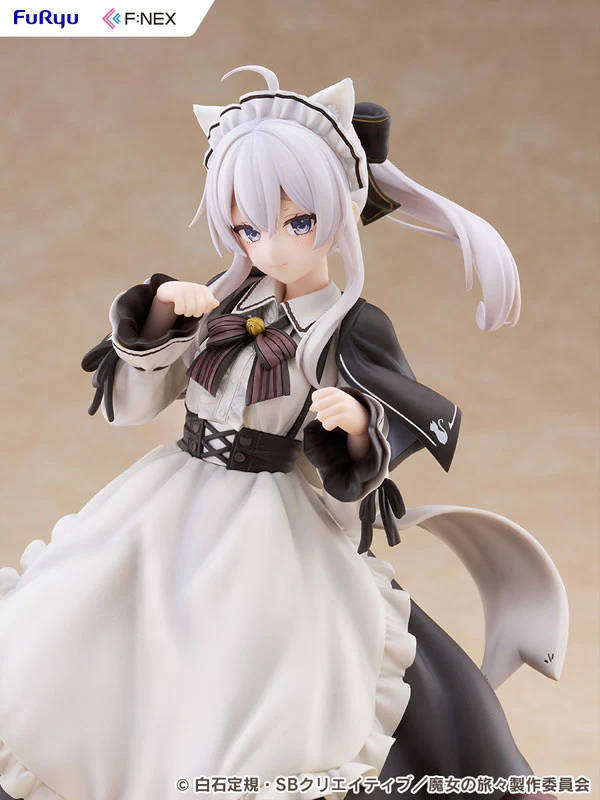 Majo no Tabitabi - Elaina - F:Nex - 1/7 - Cat Ear Cafe Ver. (FuRyu) - Image 2