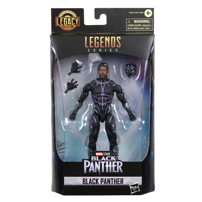 Marvel - Marvel Legends: 6 Inch Action Figure - MCU Series / Legacy Collection: Black Panther [Movie / Black Panther] - Image 4
