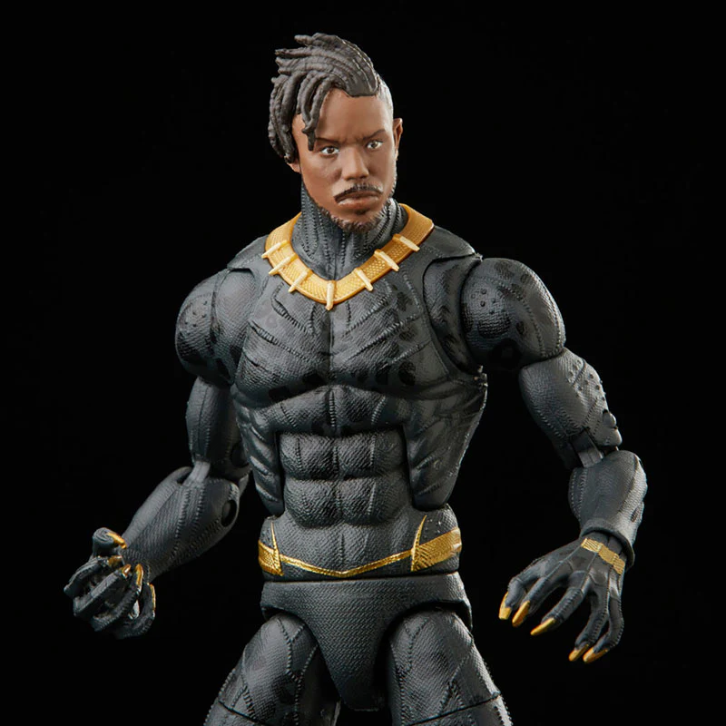 Marvel - Marvel Legends: 6 Inch Action Figure - MCU Series / Legacy Collection: Erik Killmonger [Movie / Black Panther] - Image 7