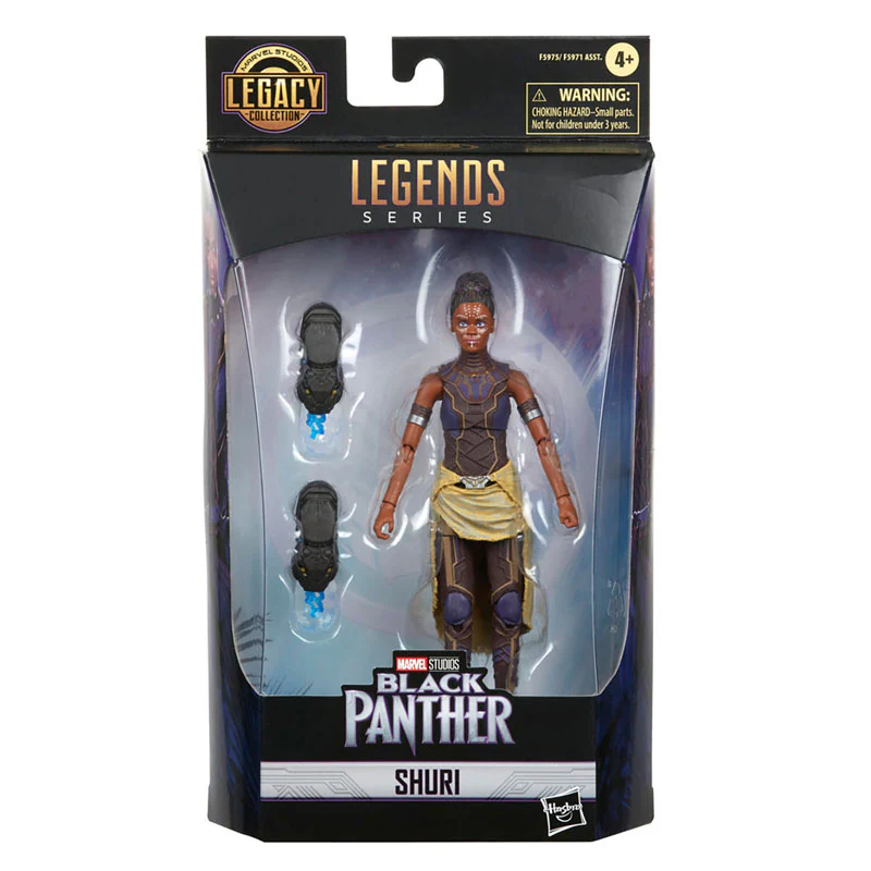 Marvel - Marvel Legends: 6 Inch Action Figure - MCU Series / Legacy Collection: Shuri [Movie / Black Panther] - Image 5