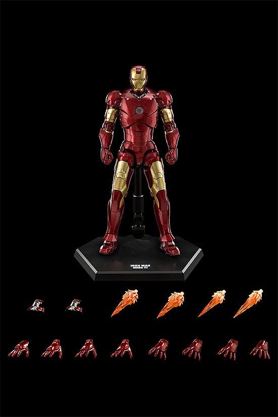 Marvel Studios -The Infinity Saga - DLX - Iron Man - Mark 3 (ThreeZero) - Image 7