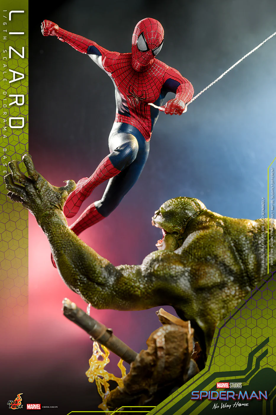 Movie Masterpiece - The Amazing Spider-Man 2 - The Amazing Spider-Man & Lizard - Diorama Base Set - 1/6 (Hot Toys) - Image 3