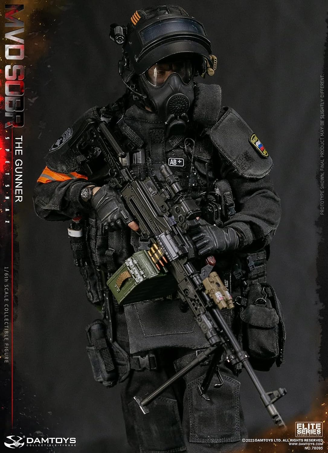 MVD SOBR - The Gunner - 1/6 - No.78095 (DAMTOYS) - Image 8
