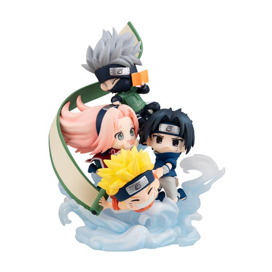 Naruto Shippuuden - Haruno Sakura - Hatake Kakashi - Uchiha Sasuke - Uzumaki Naruto - FigUnity (MegaHouse) [Shop Exclusive] - Image 3