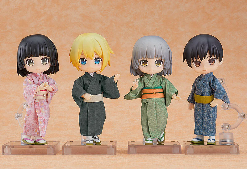 Nendoroid Doll: Outfit Set - Kimono - Girl, Green (Good Smile Company) - Image 4