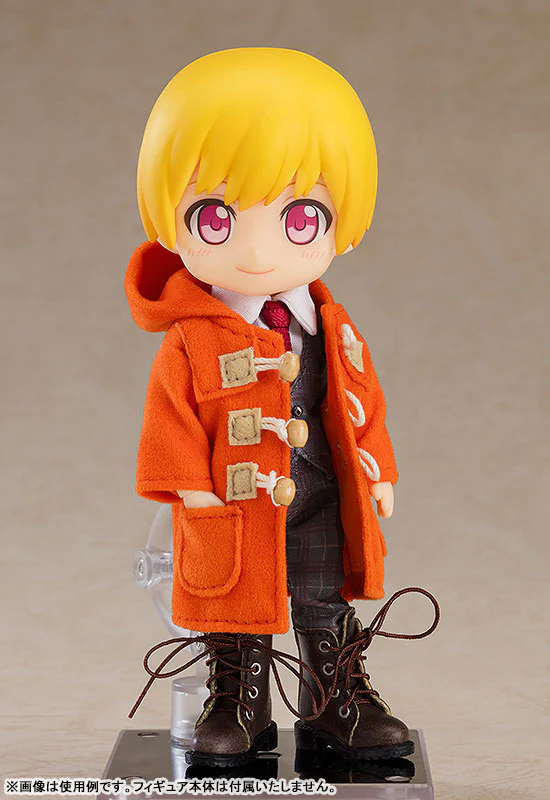 Nendoroid Doll Warm Clothing Set: Boots & Duffle Coat (Orange) - Image 3