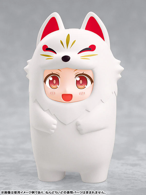 Nendoroid More - Kigurumi Face Parts Case - White Kitsune (Good Smile Company) - Image 4