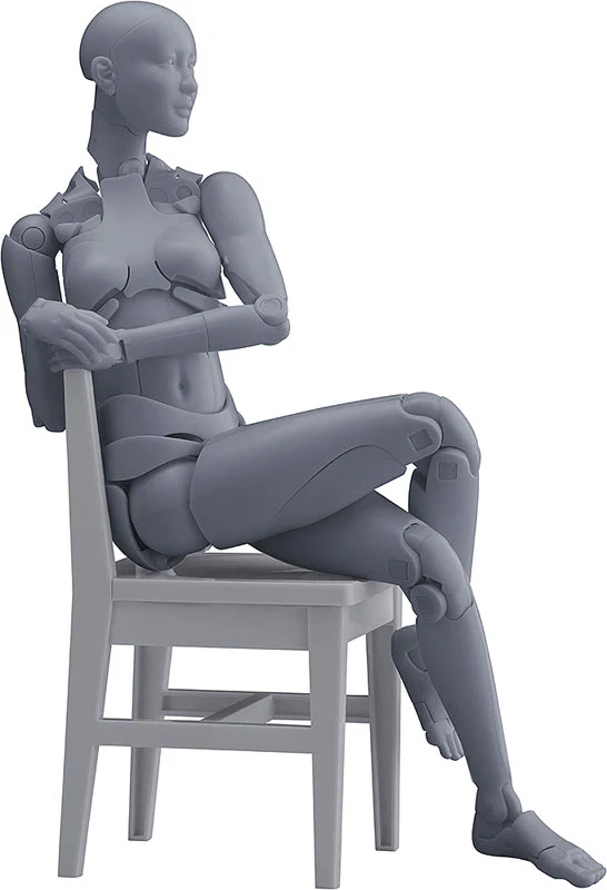 Nishimura Style Drawing Doll Olive - Gray (Good Smile Company, Max Factory)