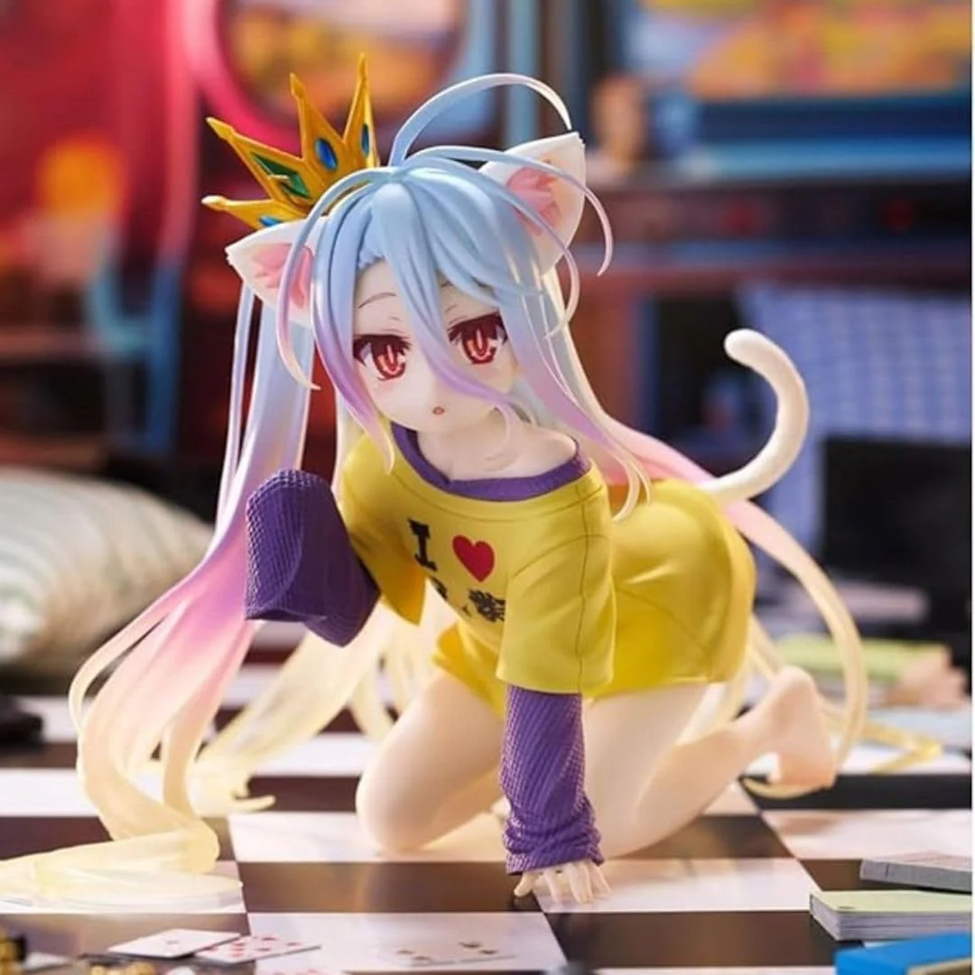 No Game No Life - Shiro - Desktop Cute - Nekomimi T-Shirt ver. (Taito) - Image 2