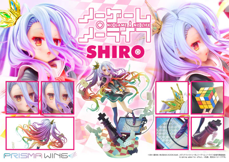 No Game No Life - Shiro - Prisma Wing PWNGNL-01P - 1/7 (Prime 1 Studio) - Image 13
