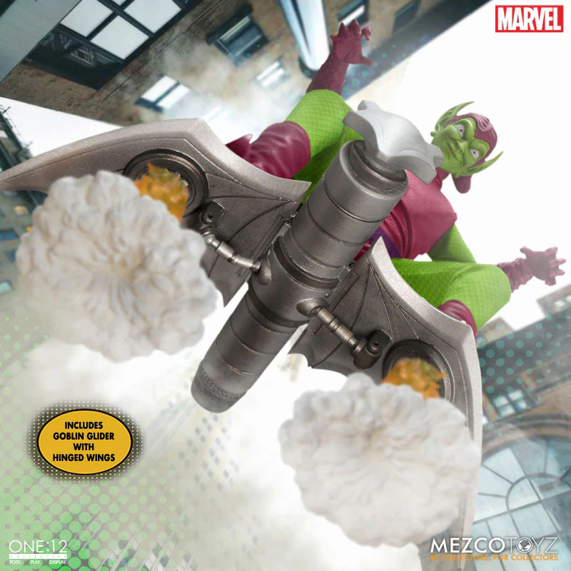 ONE:12 Collective / The Amazing Spider-Man: Green Goblin 1/12 Action Figure DX Edition - Image 11