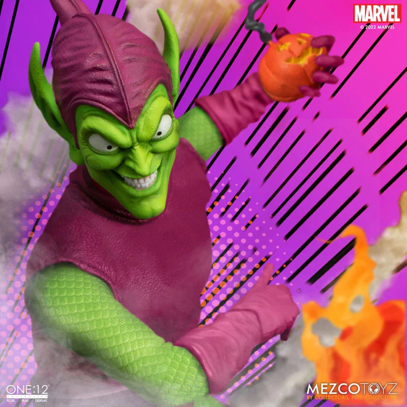 ONE:12 Collective / The Amazing Spider-Man: Green Goblin 1/12 Action Figure DX Edition - Image 5