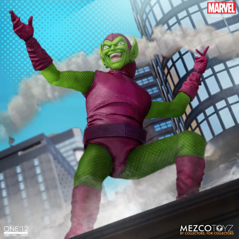 ONE:12 Collective / The Amazing Spider-Man: Green Goblin 1/12 Action Figure DX Edition - Image 9