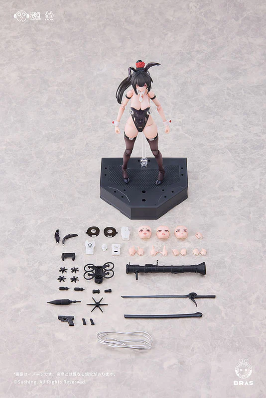 Original - Bunny Rapid Action Squad - Attacker - Runa - 1/12 (Good Smile Company, Sushing) - Image 6