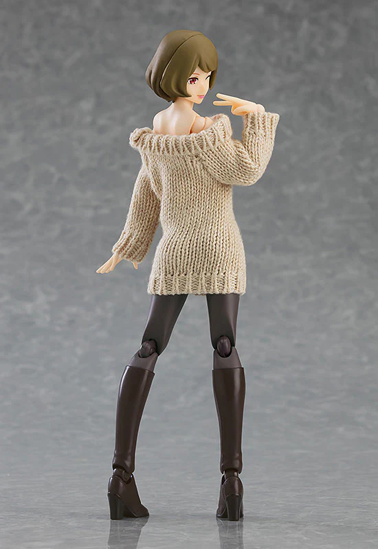 Original Character - Figma #574 - figma Styles - Chiaki - Off-the-Shoulder Sweater Dress (Max Factory) - Image 5