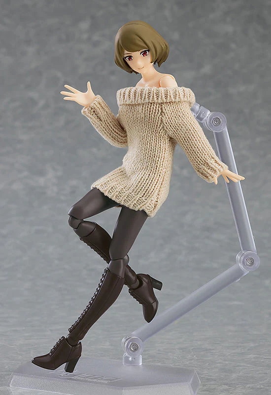 Original Character - Figma #574 - figma Styles - Chiaki - Off-the-Shoulder Sweater Dress (Max Factory) - Image 6