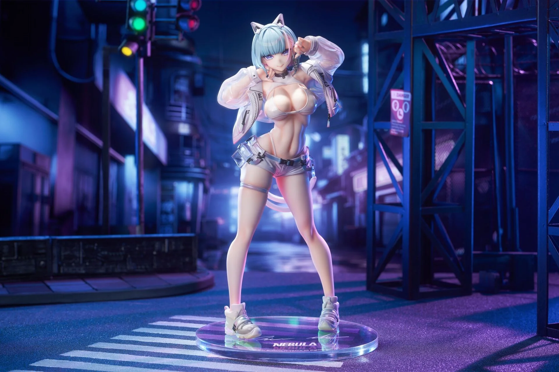 Original - Kin Mirai Nekomata Miu - 1/6 - Deluxe Version (Bibi Buttons) - Image 4