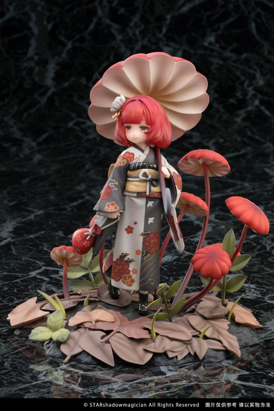 Original - Mushroom Girls Series (No.6) - Marasmius Haematocephalus - 1/1 (Merry Goods, Reverse Studio) - Image 3