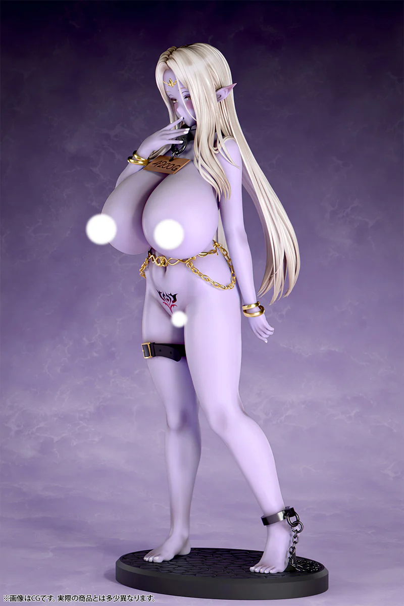 Original - Nikukan Girl - Isekai no Yatsu ◯ Ichi Shuppin Bangou 02 Murasaki Hada Dark Elf - 1/6 (Insight) - Image 3