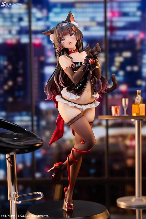 Original - Shibare Neko Rufuna-chan - 1/7 - with Tapestry (Siki Anim) - Image 2