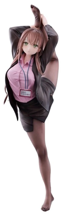 Original - Surprisingly Flexible Office Lady - Pink Ver. - 1/6 - With Tapestry (MAGI ARTS)