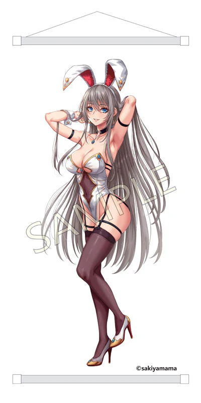 Original - White Bunny Girl - 1/4 - Deluxe Edition with Tapestry (PartyLook) - Image 8