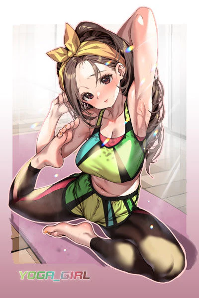 Original - Yoga Girl - 1/7 - With Shikishi (Hobby Sakura) - Image 2