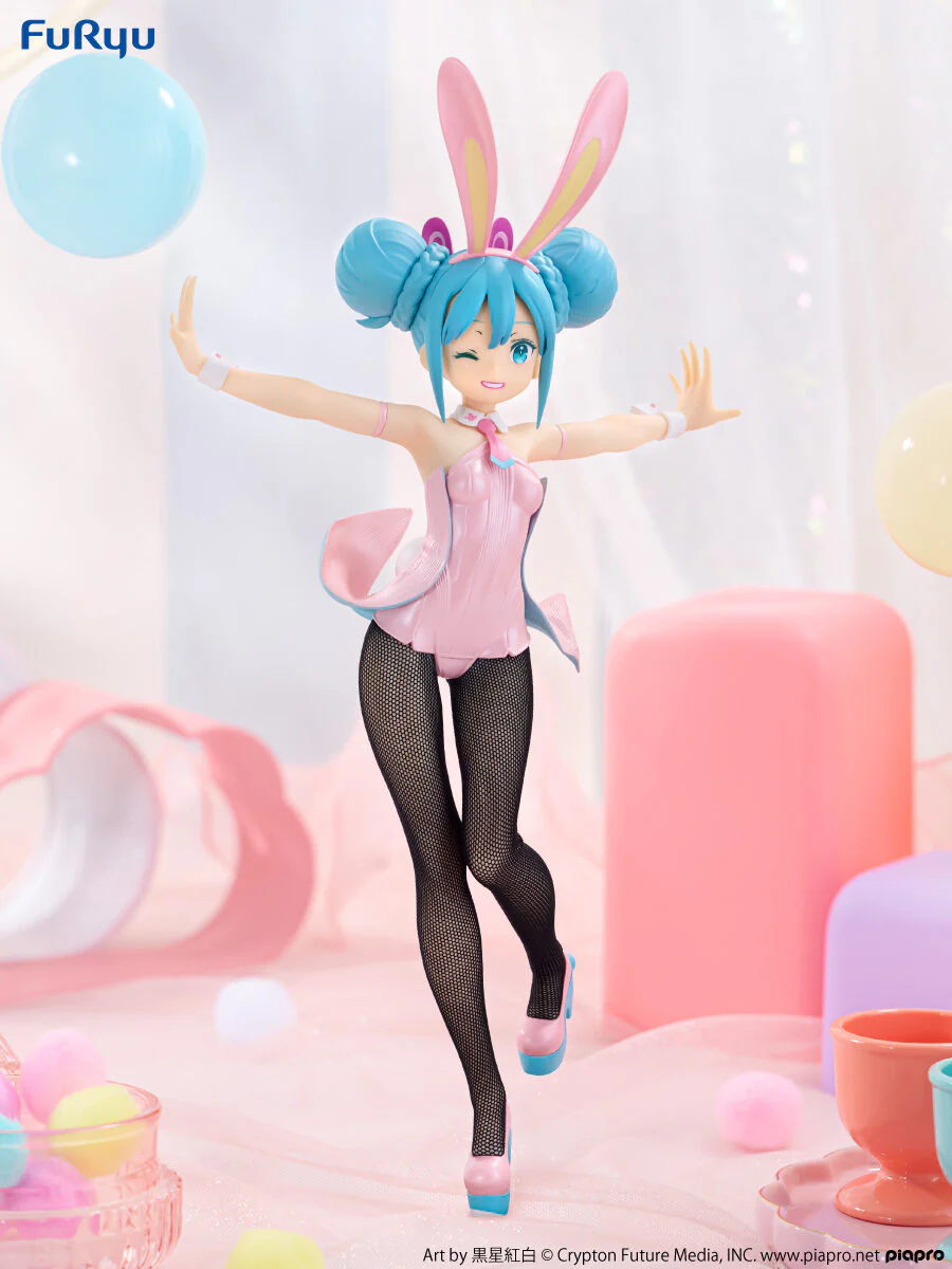Piapro Characters - Hatsune Miku - BiCute Bunnies - Wink, Pearl Pink ver. (FuRyu) - Image 2