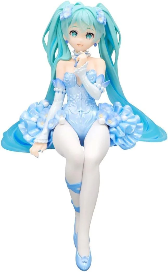 Piapro Characters - Hatsune Miku - Flower Fairy - Noodle Stopper Figure - Nemophila, Pale Blue ver. (FuRyu)