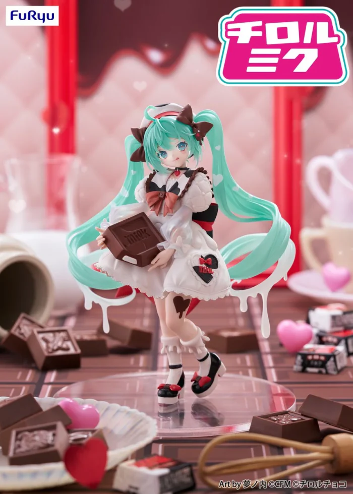 Piapro Characters - Hatsune Miku - Hatsune Miku x Tirol Chocolate - Trio-Try-iT Figure - Milk ver. (FuRyu) - Image 7