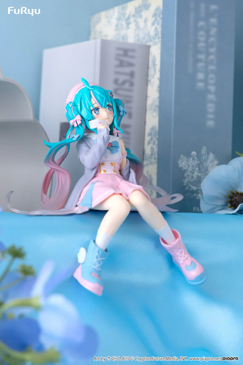 Piapro Characters - Hatsune Miku - Noodle Stopper Figure - Koisuru Sailor Fuku, Gray ver. (FuRyu) - Image 5