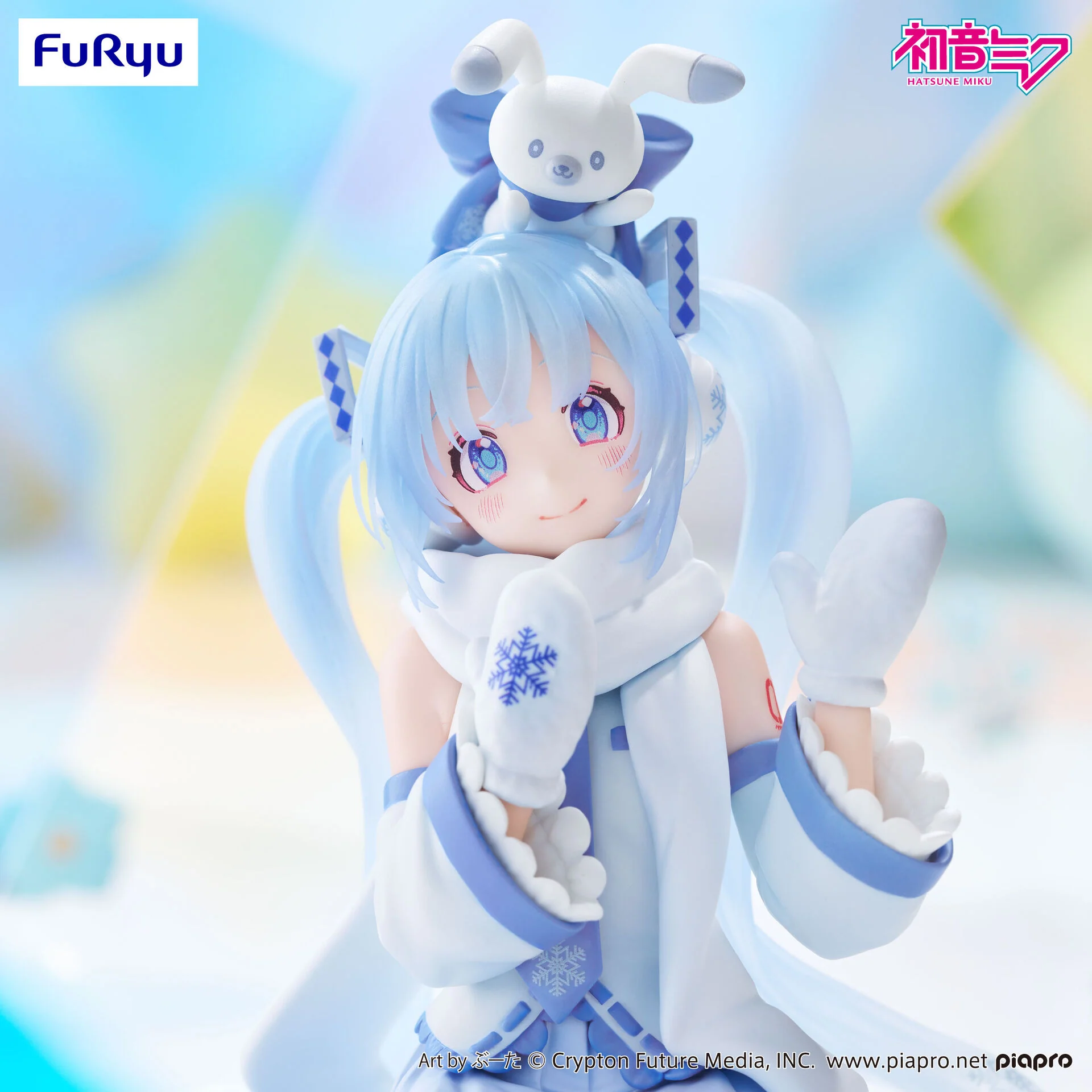 Piapro Characters - Hatsune Miku - Rabbit Yukine - Noodle Stopper Figure - Snow, Sky Town ver. (FuRyu) - Image 5