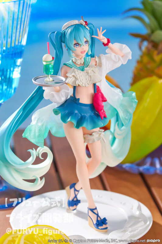 Piapro Characters - Vocaloid - Hatsune Miku - Exc∞d Creative - Sweet Sweets - Melon Soda Float (FuRyu) - Image 3