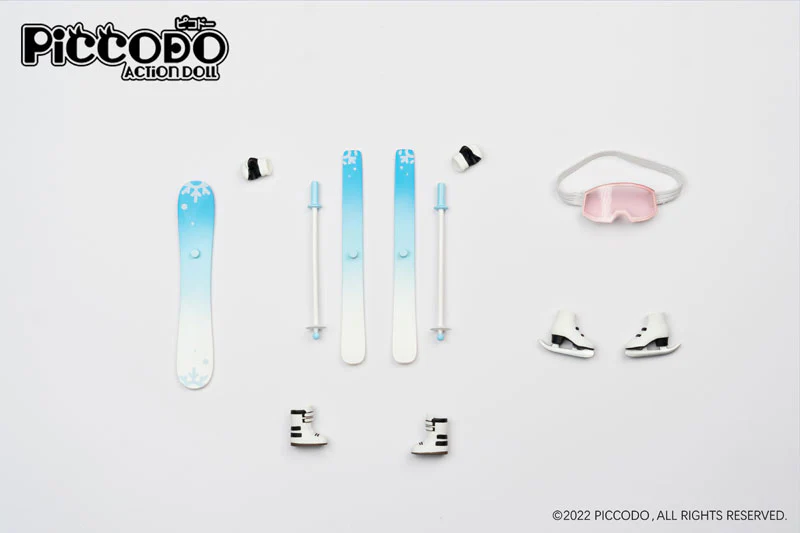 PICCODO ACTION DOLL Ski Equipment Set (DOLL ACCESSORY)