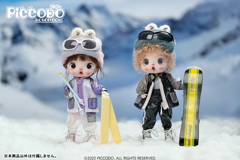 PICCODO ACTION DOLL Ski Suit Black (DOLL ACCESSORY) - Image 3
