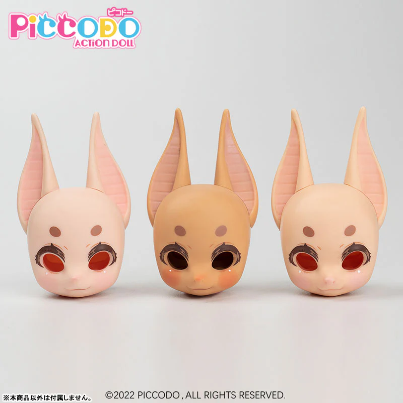 PICCODO Series Deformed Style Doll's Resin Head FURRY FOX (w/Makeup Ver.) Suntanned - Image 2