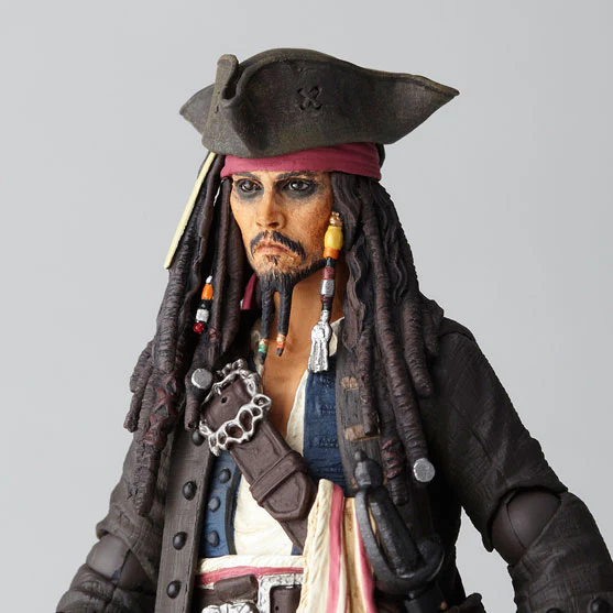 Pirates of the Caribbean - Jack Sparrow - Revoltech - Revoltech SFX  No.025 (Kaiyodo) - Image 6