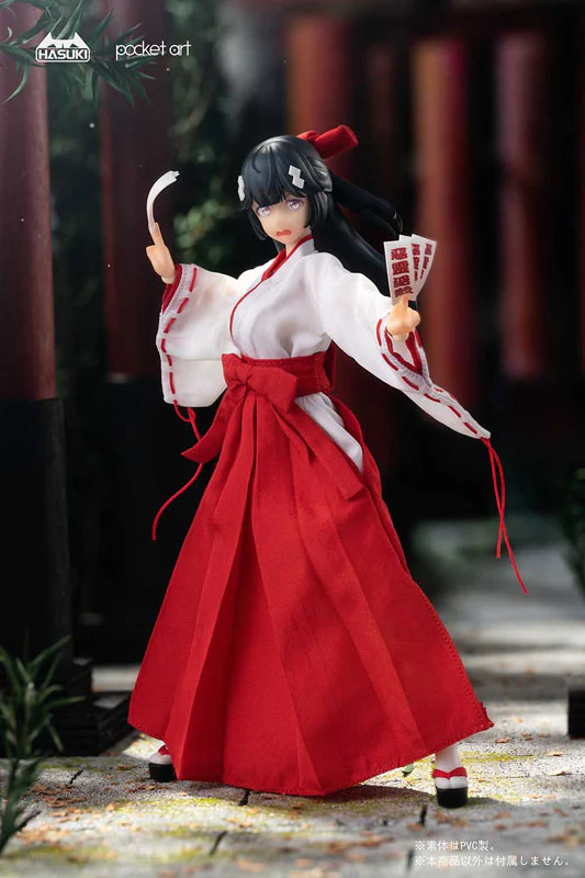 Pocket Art Series PA005 - Exorcism Shrine Maiden - Tsubaki - 1/12 (HASUKI) - Image 3