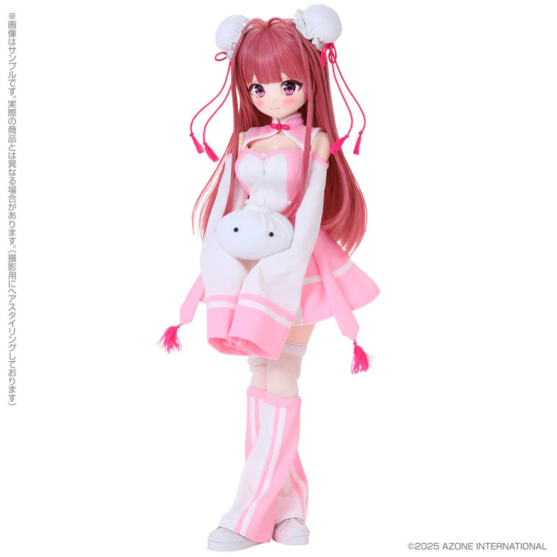 Poe-Poe×Iris Collect petit Komomo - Cup and Steamed Bun Girl! - Lovely Pink Ver. (Azone) - Image 6